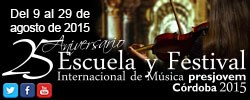 Imagen del evento Escuela y Festival Internacional de Música Presjovem 2015